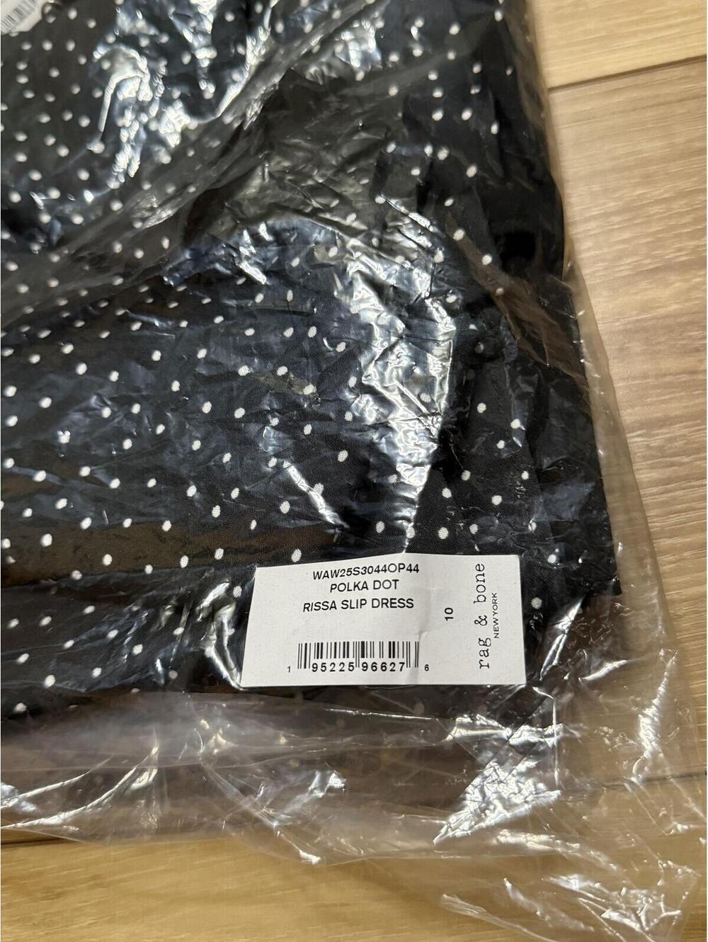 NWT! rag & bone Rissa Slipdress in Polka Dot Size 10 - Picture 3 of 6